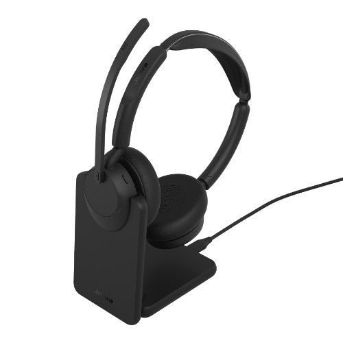 Jabra Evolve3 45 Headset Wireless Head-band Office/Call center USB Type-A Bluetooth Black
