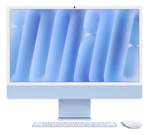 Apple iMac Apple M M4 23.5" 4480 x 2520 pixels All-in-One PC 16 GB 256 GB SSD macOS Sequoia Wi-Fi 6E (802.11ax) Blue