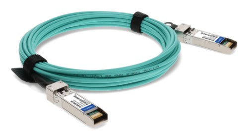 AddOn Networks ADD-S28CIS28DE-O2M InfiniBand/fibre optic cable 78.7" (2 m) SFP28 AOC Aqua color, Black, Stainless steel