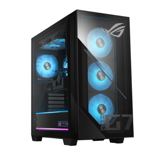 ASUS ROG G700 GM700TZ-PS787 AMD Ryzen™ 7 9800X3D 32 GB DDR5-SDRAM 2 TB SSD NVIDIA GeForce RTX 5080 Windows 11 Home Tower PC Black