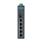 Advantech EKI-2706G-1GFP-AE network switch Unmanaged L2 Gigabit Ethernet (10/100/1000) Power over Ethernet (PoE) Black