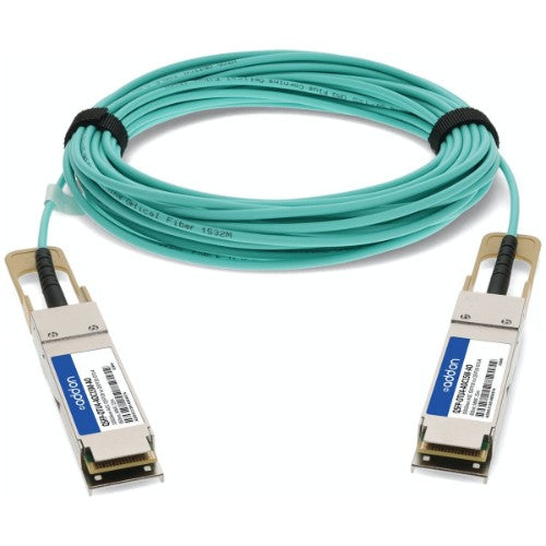 AddOn Networks QSFP-OTU4-AOC7M-AO InfiniBand/fibre optic cable 275.6" (7 m) QSFP28 Turquoise