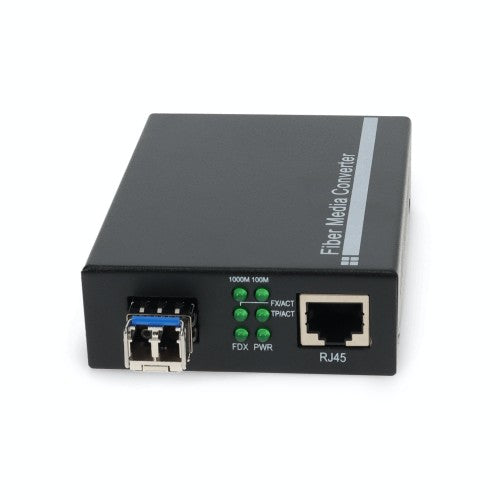 AddOn Networks ADD-GMC-LX-LC network media converter 1000 Mbit/s 1310 nm Single-mode Black