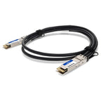 AddOn Networks QDD-400-CU1M-AO InfiniBand/fibre optic cable 39.4" (1 m) QSFP-DD Black, Silver