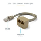 StarTech.com RJ45SPLITTER network splitter Gray