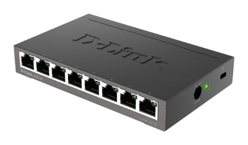 D-Link DGS-108 network switch Unmanaged L2 Gigabit Ethernet (10/100/1000) Desktop Black - Buy IT Solutions