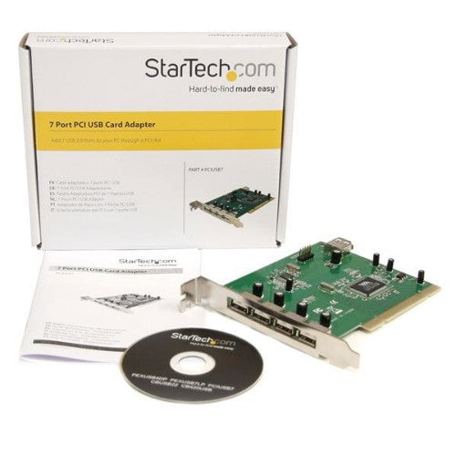 StarTech.com PCIUSB7 interface cards/adapter Internal USB 2.0