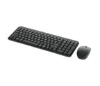 Logitech MK250 Compact Bluetooth Wireless Combo keyboard Mouse included Universal RF Wireless + Bluetooth QWERTY US English Graphite