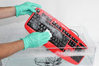 Seal Shield Silver Storm keyboard Universal USB QWERTY US English Black, Red