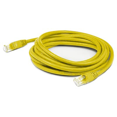 AddOn Networks ADD-14FSLCAT6A-YW networking cable Yellow 168.1" (4.27 m) Cat6a U/UTP (UTP) Round