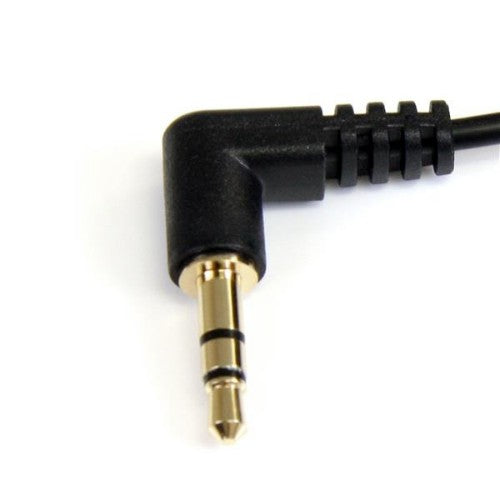 StarTech.com 0.3m Angle M/M audio cable 11.8" (0.3 m) 3.5mm Black