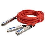 AddOn Networks MCA7J60-N005-AO InfiniBand/fibre optic cable 196.9" (5 m) OSFP112 2x OSFP112-RHS DAC Red