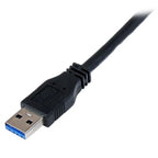 StarTech.com USB3CAUB1M USB cable USB 3.2 Gen 1 (3.1 Gen 1) 39.4" (1 m) USB A Micro-USB B 5 Gbit/s Black