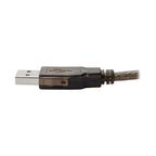 Tripp Lite U042-030 USB cable USB 2.0 359.8" (9.14 m) USB A USB B Black, Translucent