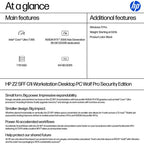 HP Z2 SFF G1i Workstation Desktop PC Wolf Pro Security Edition