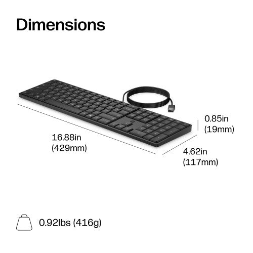 HP 175K Wired Keyboard