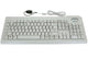 Seal Shield Silver Seal keyboard Universal USB QWERTY US English White
