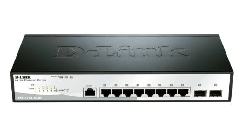D-Link DGS-1210-10/ME network switch L2 Gigabit Ethernet (10/100/1000) 1U Black, Gray