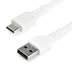 StarTech.com RUSB2AC2MW USB cable USB 2.0 78.7" (2 m) USB A USB C 0.48 Gbit/s 60 W White