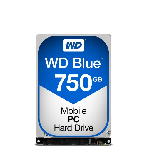 Western Digital Blue PC Mobile internal hard drive 750 GB 5400 RPM 8 MB 2.5" Serial ATA III