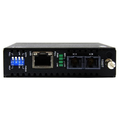 StarTech.com ET91000SC2 network media converter 2000 Mbit/s 850 nm Multi-mode Black - Buy IT Solutions