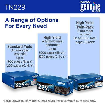 Brother TN-229Y toner cartridge 1 pc(s) Original Yellow