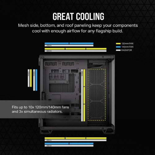 Corsair 6500X Midi Tower Black