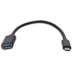 AddOn Networks USBC2USB3MF1F USB cable 11.8" (0.3 m) USB 3.2 Gen 1 (3.1 Gen 1) USB-C USB-A Black
