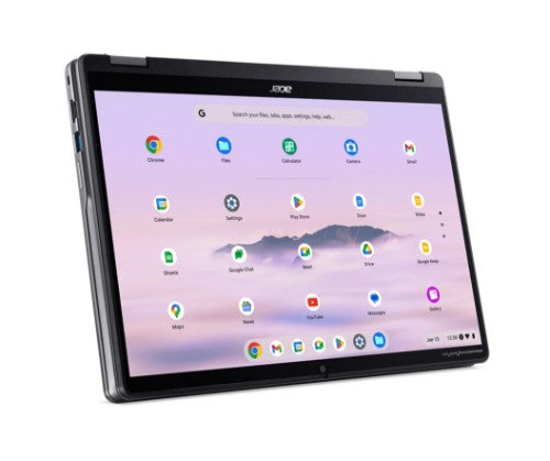 Acer Chromebook CPE584-1N-K10U MediaTek Kompanio Kompanio Ultra 910 14" Touchscreen WQXGA+ 12 GB LPDDR5x-SDRAM 256 GB Flash Wi-Fi 7 (802.11be) ChromeOS Silver