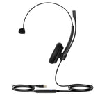 Yealink UH34 Lite Mono Teams Headset Wired Head-band Office/Call center USB Type-A Black
