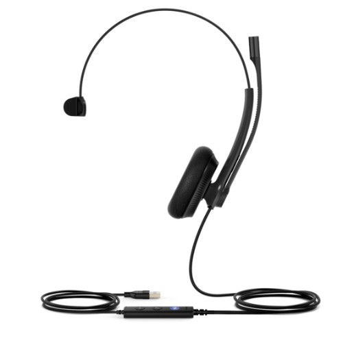 Yealink UH34 Lite Mono Teams Headset Wired Head-band Office/Call center USB Type-A Black