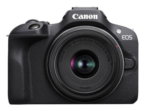 Canon EOS R100 + RF-S 18-45mm F4.5-6.3 IS STM Kit MILC 24.1 MP CMOS 6000 x 4000 pixels Black