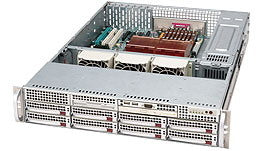 Supermicro SuperChassis 825TQ-R700LPV, Silver Low Profile (Slimline) 700 W