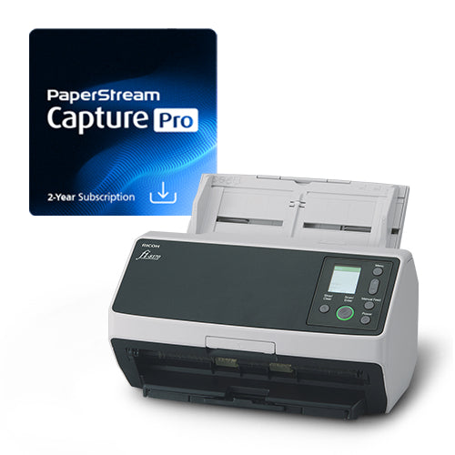 Ricoh FI-8170 ADF + Manual feed scanner 600 x 600 DPI A4 Black, Gray