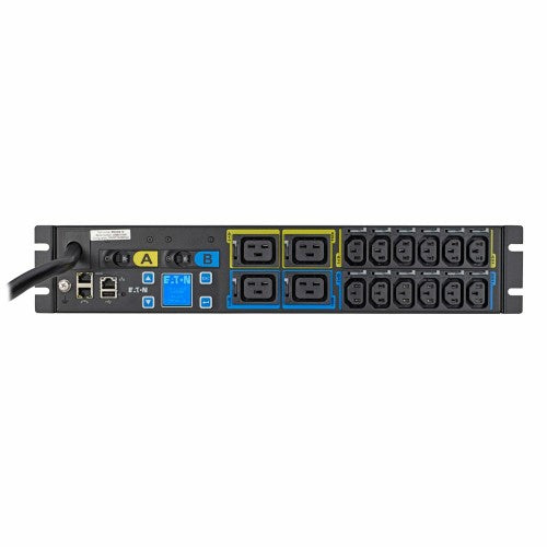 Eaton EMIU06-10 power distribution unit (PDU) 16 AC outlet(s) 2U Black
