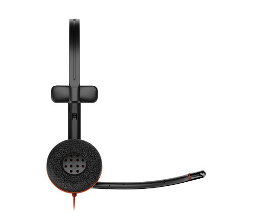 HP Poly Blackwire 3215 Monaural Headset +USB-C/A Adapter TAA