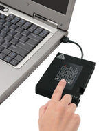 Apricorn Aegis Padlock Fortress 500GB external hard drive 5400 RPM USB Type-A 3.2 Gen 1 (3.1 Gen 1) Black