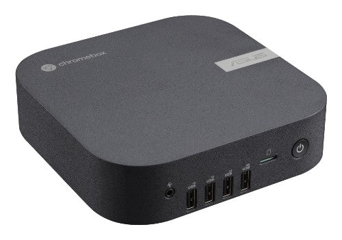 ASUS Chromebox 5a CHROMEBOX5A-SC041UN Intel® Celeron® 7305 4 GB DDR4-SDRAM 128 GB SSD ChromeOS Small Desktop Mini PC Black