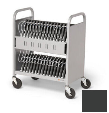 Bretford CUBE Transport Cart Pro Portable device management cart Charcoal