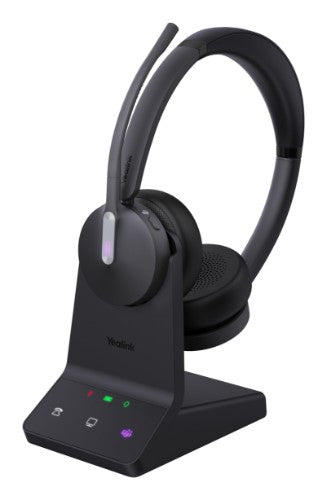 Yealink WH64 Dual Teams Headset Wireless Head-band Office/Call center USB Type-C Bluetooth Black