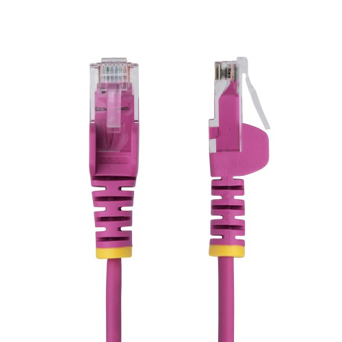 StarTech.com N6PAT9INPKS networking cable Pink 7.87" (0.2 m) Cat6 U/UTP (UTP)