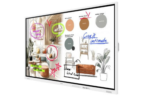 Samsung Flip WMFX Samsung WM85FX 85 Inch Collaborative Interactive Touch Display, 4K UHD