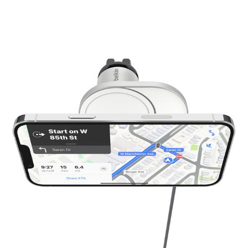 Belkin BoostCharge Pro Smartphone Silver, White USB Wireless charging Fast charging Auto