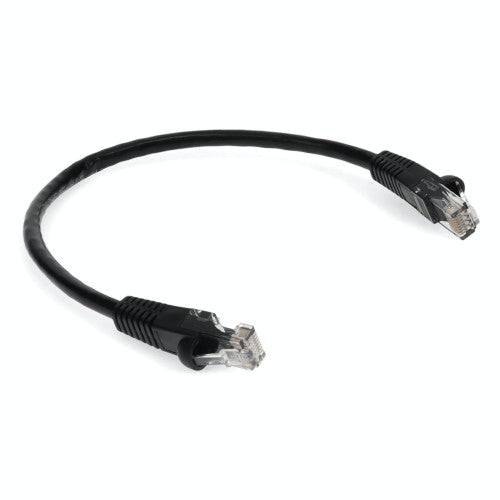 AddOn Networks ADD-4FCAT6-BK-TAA networking cable Black 48" (1.22 m) Cat6 U/UTP (UTP)
