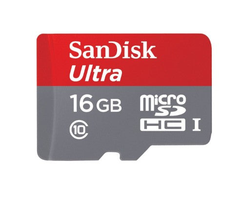 SanDisk MicroSDHC 16GB Class 10
