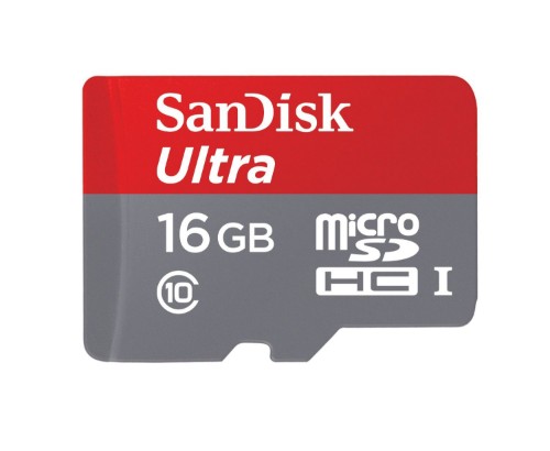 SanDisk MicroSDHC 16GB Class 10