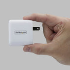 StarTech.com 1065NW-WALL-CHARGER mobile device charger Universal White AC Fast charging Indoor