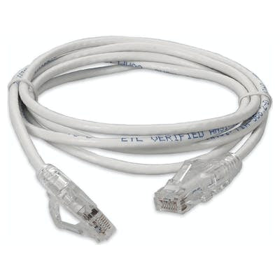 AddOn Networks ADD-7FSLCAT6A-WE networking cable White 83.9" (2.13 m) Cat6a U/UTP (UTP) Round