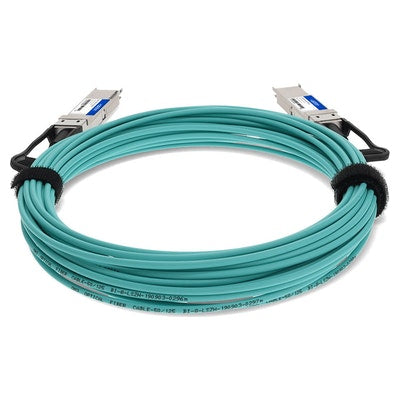 AddOn Networks QSFP-200GB-AOC10M-AO InfiniBand/fibre optic cable 393.7" (10 m) QSFP56 Green, Silver