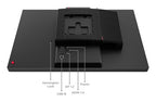 Lenovo ThinkCentre TIO24 Gen6 computer monitor 23.8" 1920 x 1080 pixels Full HD LED Touchscreen Black
